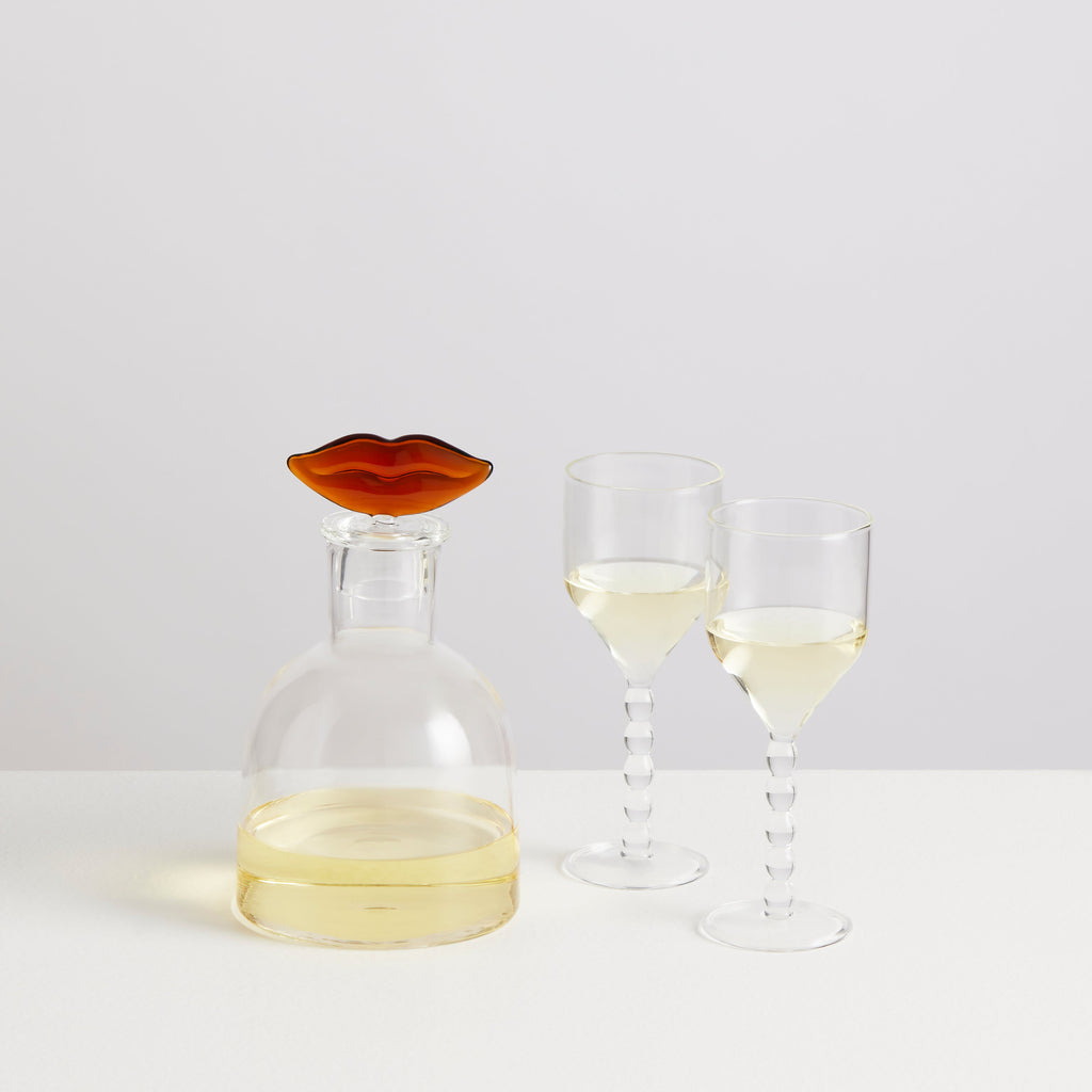 Lot de 2 verres à vin Perle en borosilicate – transparent — Joruniq
