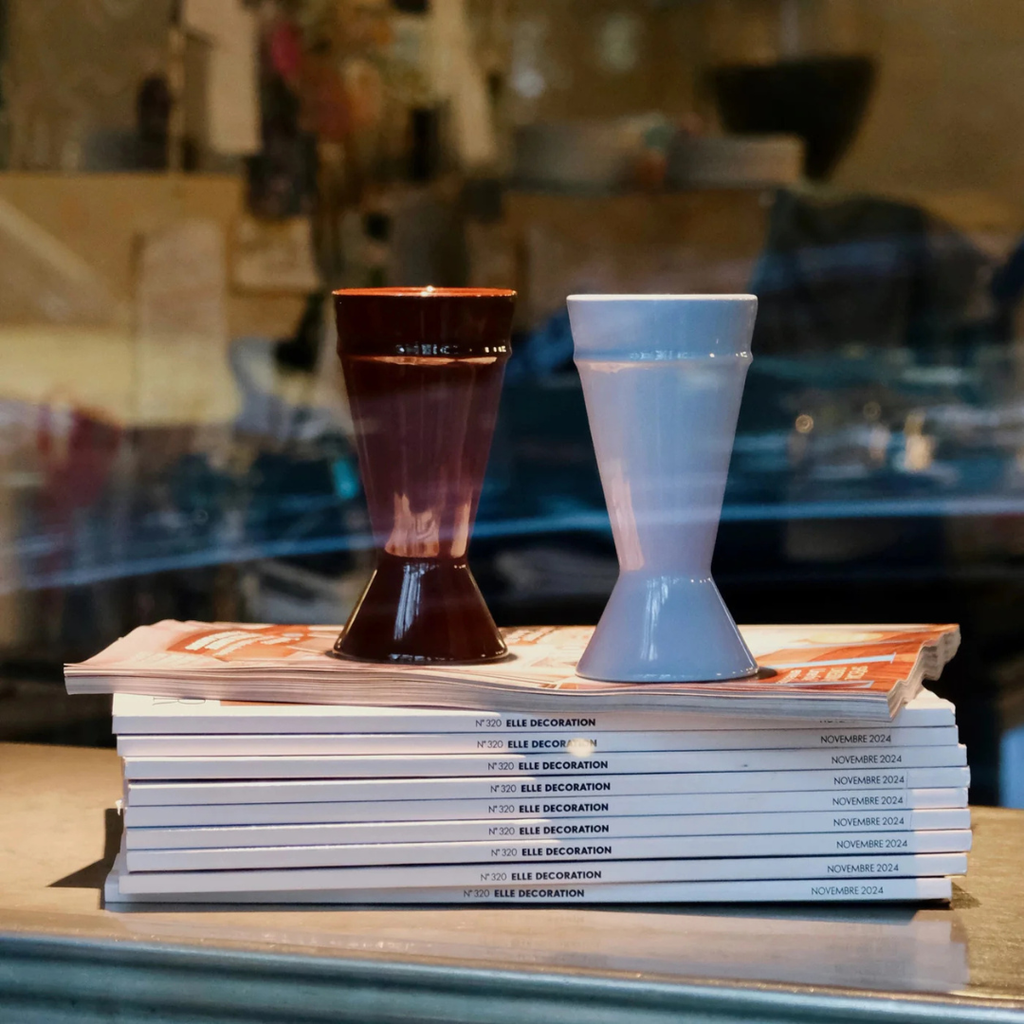 Tasse mazagran en grès – bleu — Joruniq