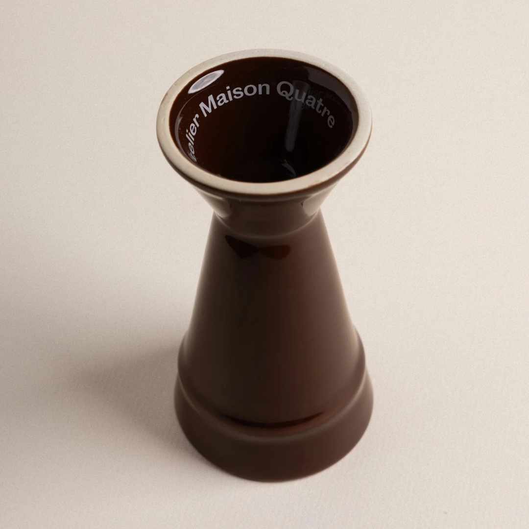 Tasse mazagran en grès – chocolat — Joruniq
