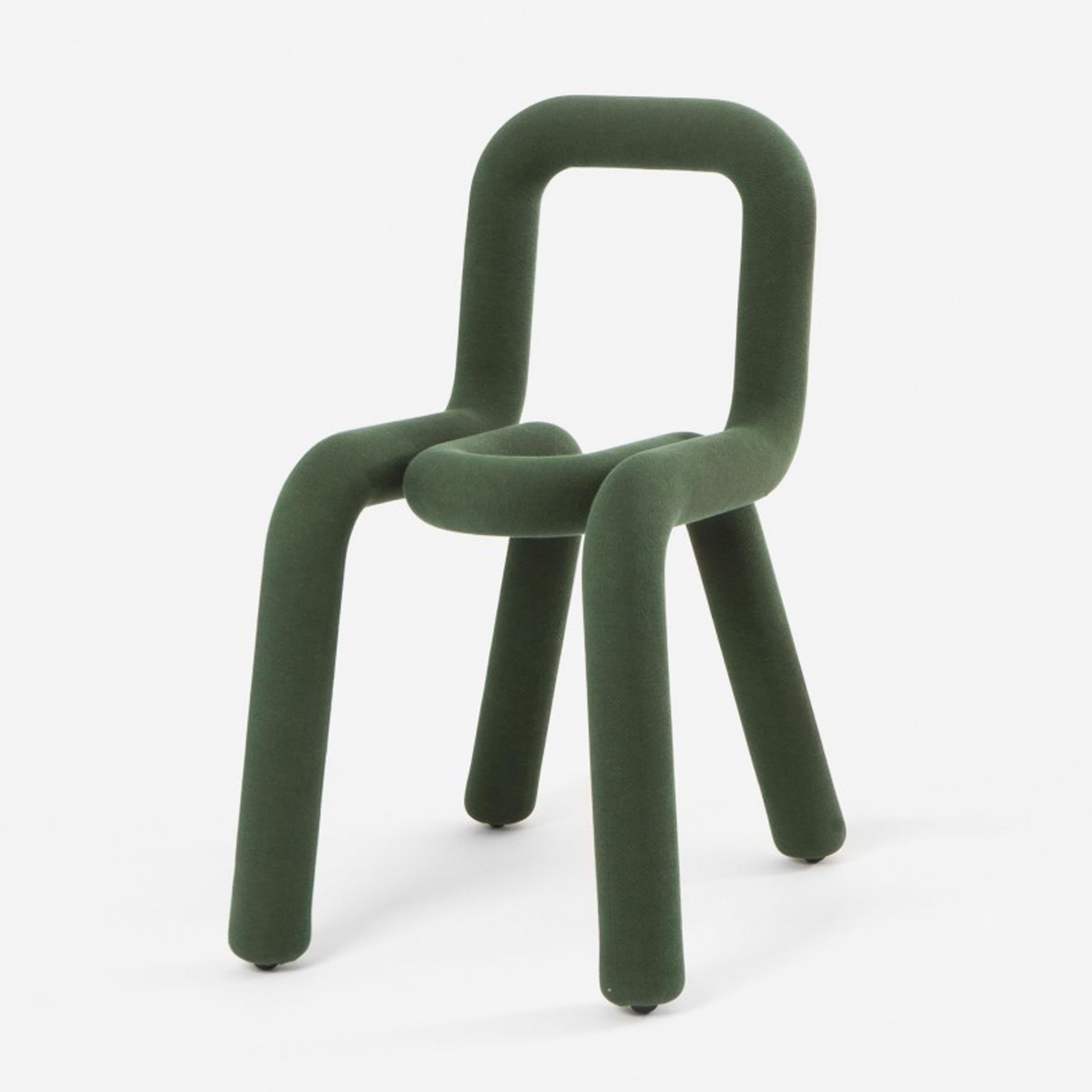 Chaise Bold en métal – vert forêt — Joruniq