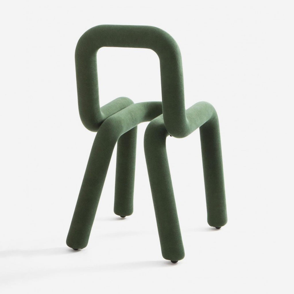 Chaise Bold en métal – vert forêt — Joruniq