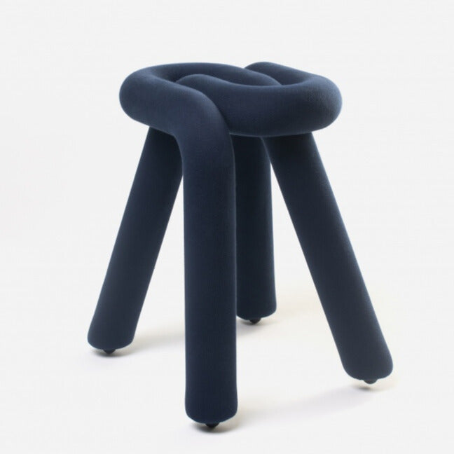 Tabouret Bold en métal – bleu marine — Joruniq
