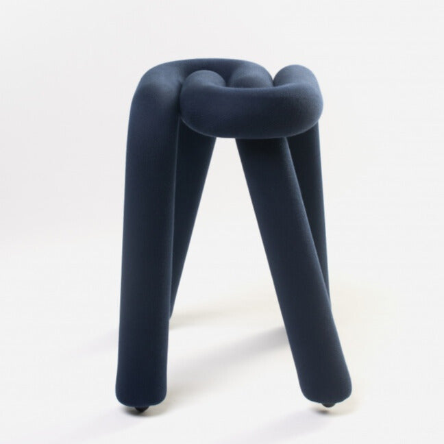 Tabouret Bold en métal – bleu marine — Joruniq