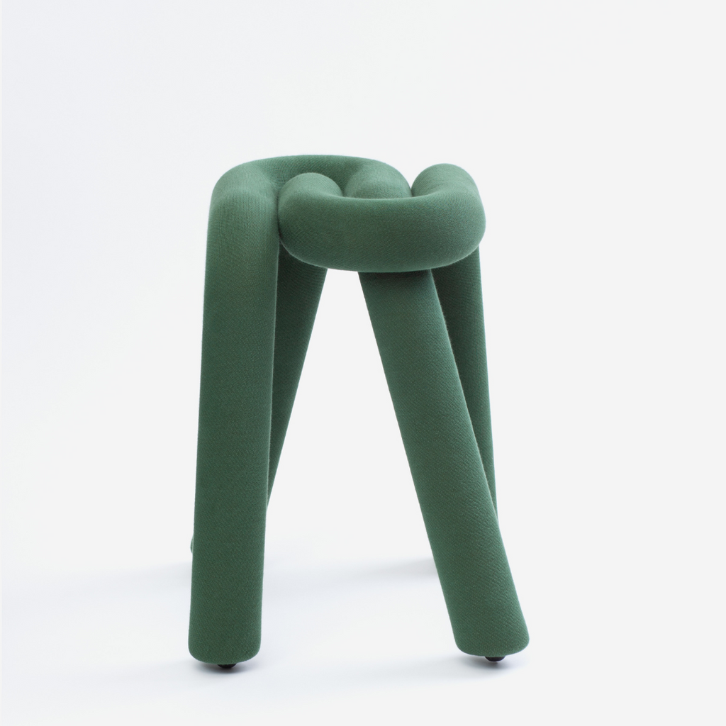 Tabouret Bold en métal – vert forêt — Joruniq