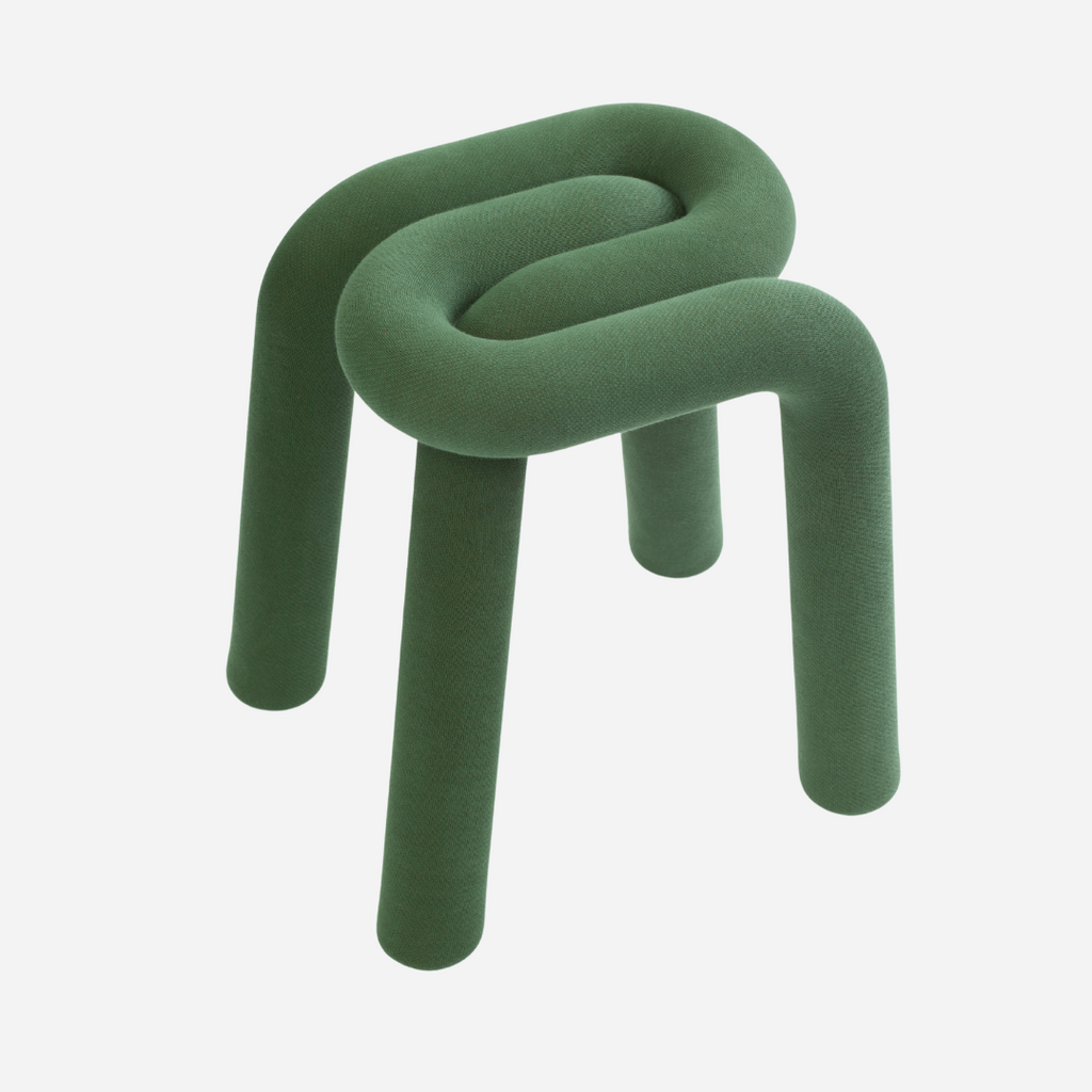 Tabouret Bold en métal – vert forêt — Joruniq