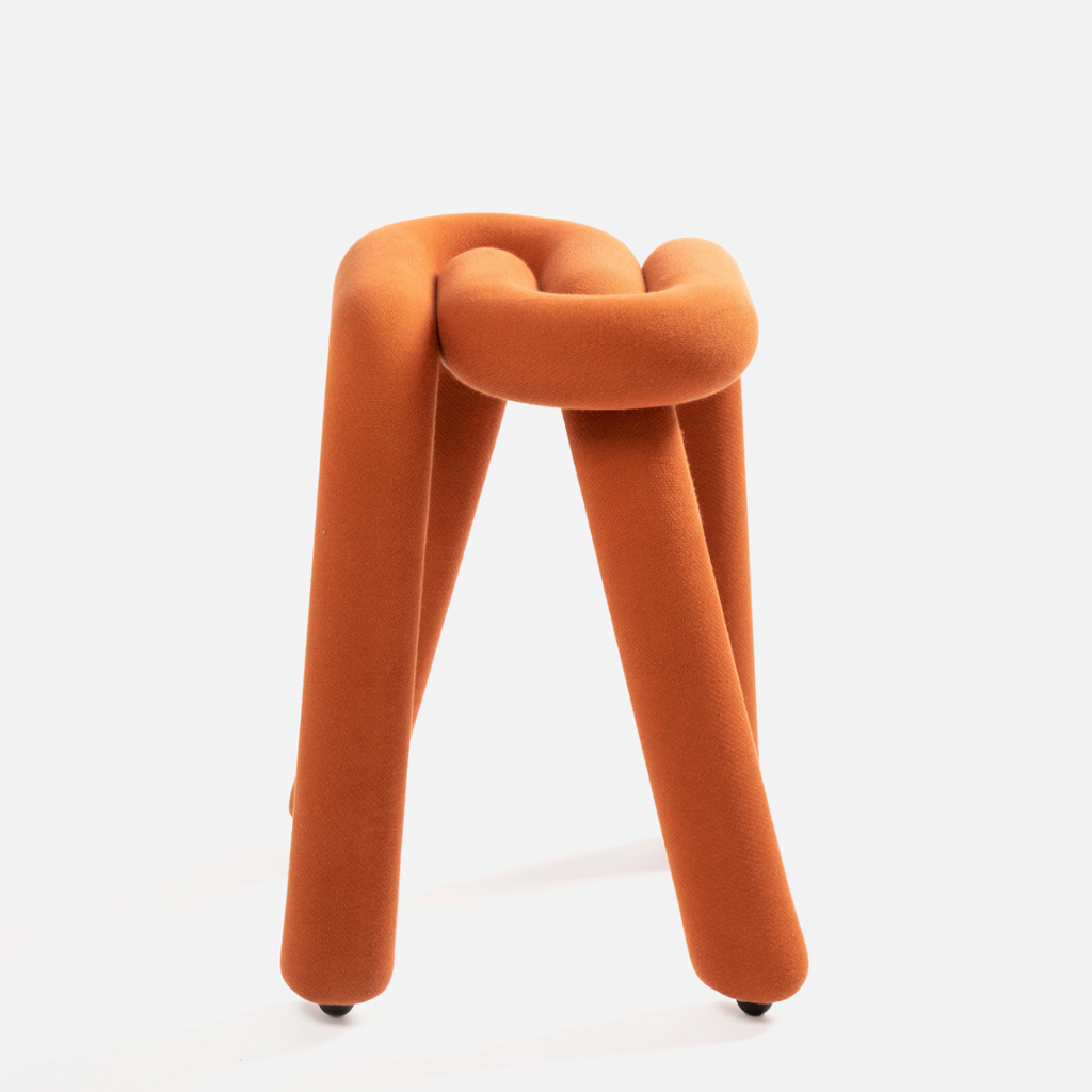 Tabouret Bold en métal – noisette — Joruniq