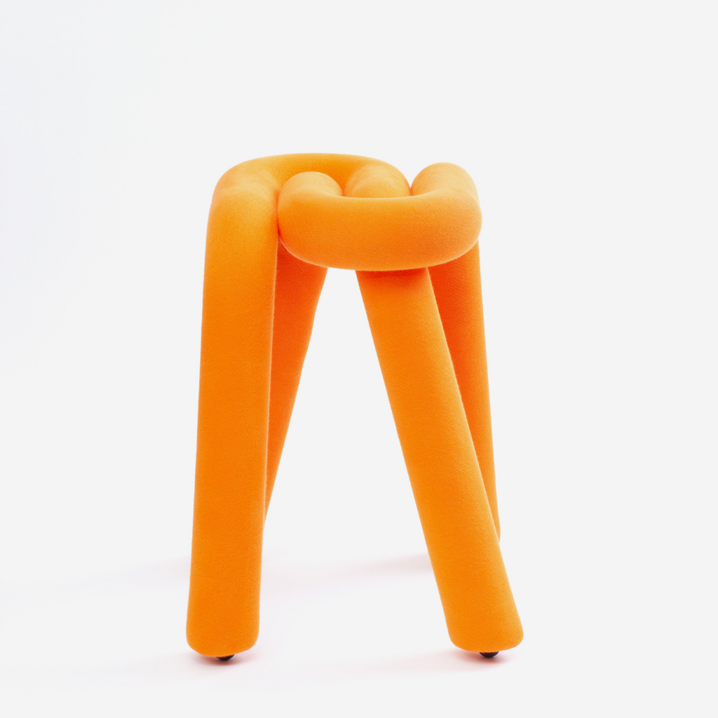 Tabouret Bold en métal – orange — Joruniq