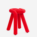 Tabouret Bold en métal – rouge — Joruniq