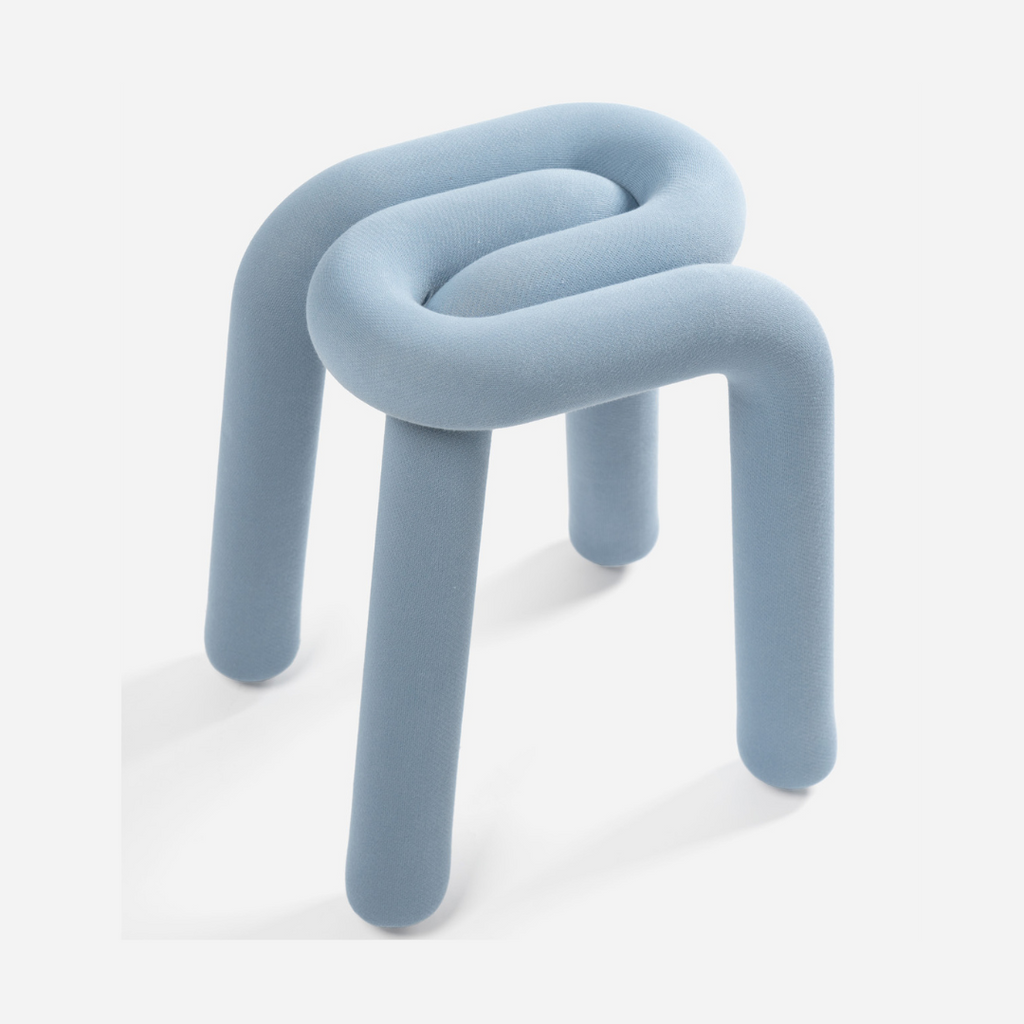 Tabouret Bold en métal – bleu ciel — Joruniq