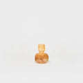 Bougeoir Boule de glace en verre – marron et orange — Joruniq