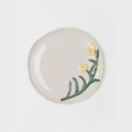 Assiette plate Fleurie Jonquilles en céramique — Joruniq