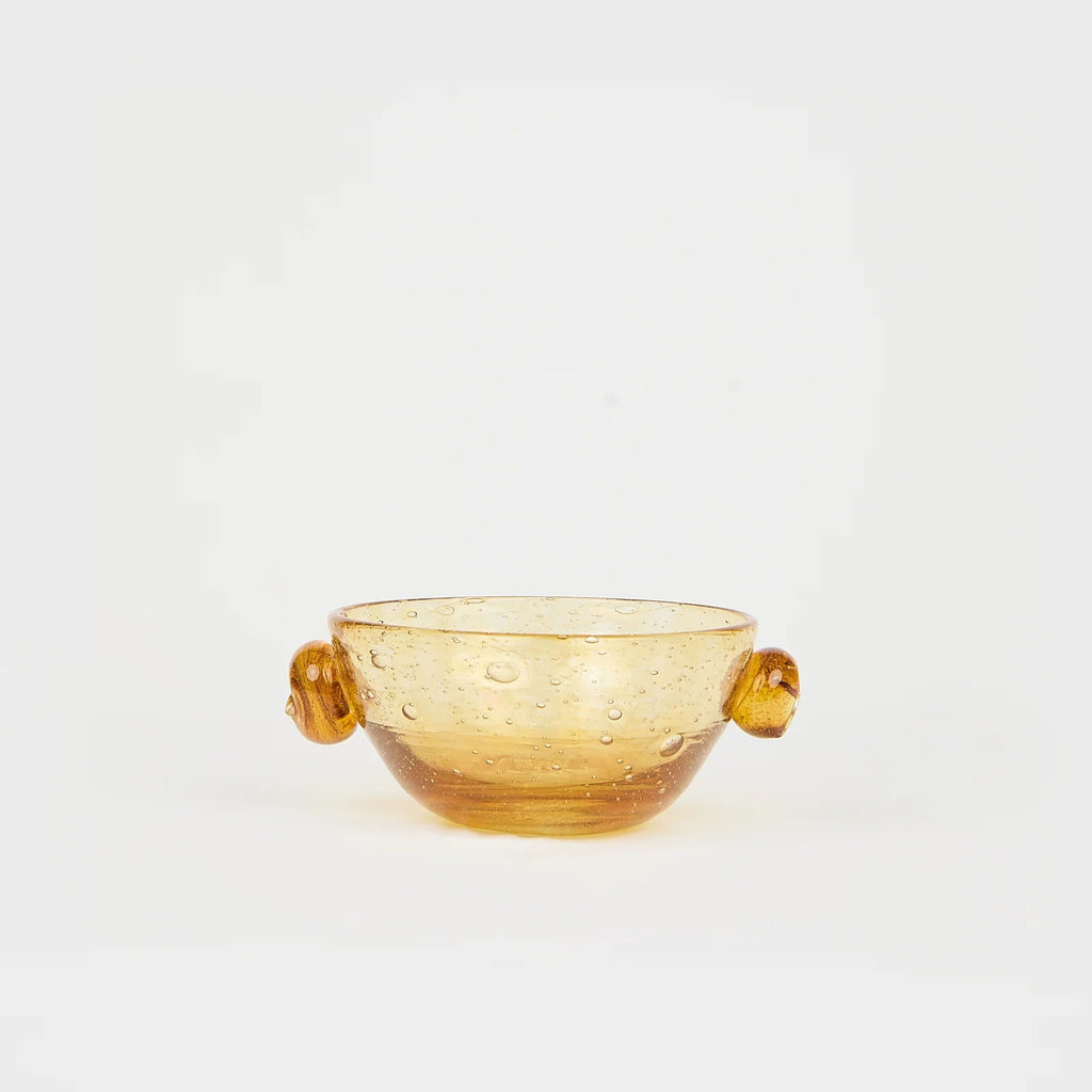 Coupe décorative Pavot en verre – doré — Joruniq