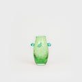 Petit vase Pâquerette en verre – vert et bleu — Joruniq