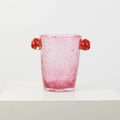 Petit vase Pivoine en verre – rose et rouge — Joruniq