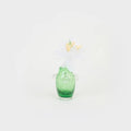 Petit vase Pâquerette en verre – vert et transparent — Joruniq