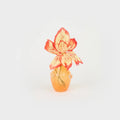 Petit vase Pâquerette en verre – orange et transparent — Joruniq