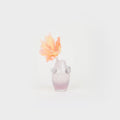 Petit vase Pâquerette en verre – rose et transparent — Joruniq