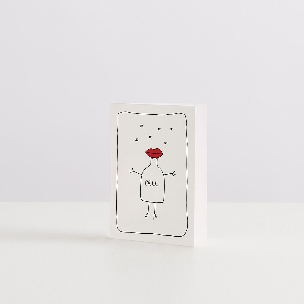 Carte de vœux Oui Bisous — Joruniq