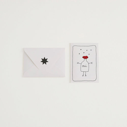 Carte de vœux Oui Bisous — Joruniq