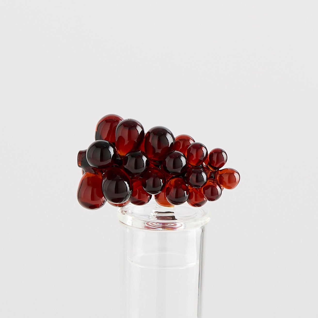 Bouchon de carafe Bordeaux en verre – ambre et transparent — Joruniq