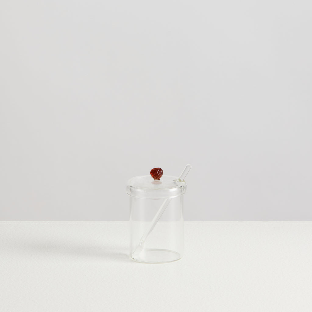 Pot à confiture en verre avec cuillère — Joruniq