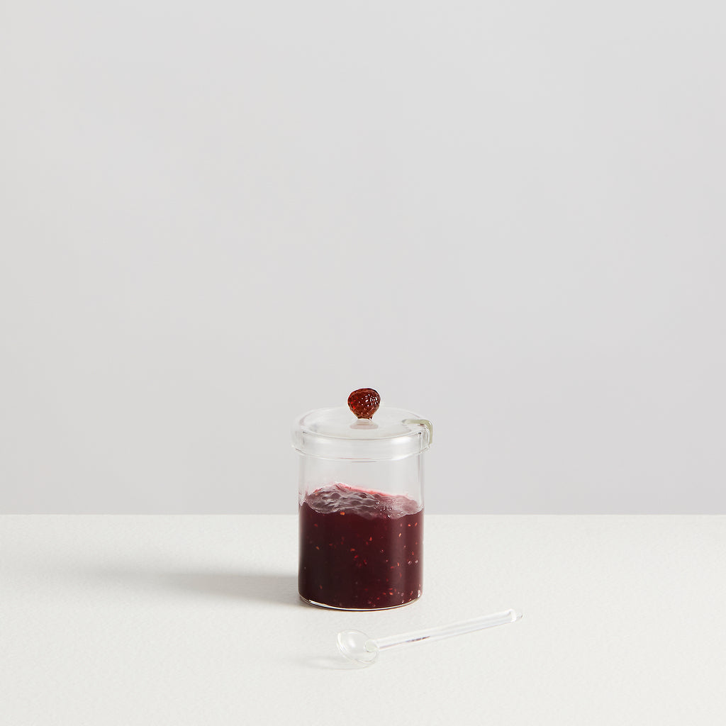 Pot à confiture en verre avec cuillère — Joruniq