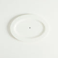 Grand plat de service Étoile en porcelaine – blanc — Joruniq