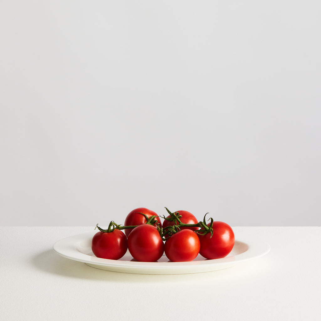 Grand plat de service Étoile en porcelaine – blanc — Joruniq