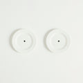 Lot de 2 assiettes à pain Étoile en porcelaine – blanc — Joruniq