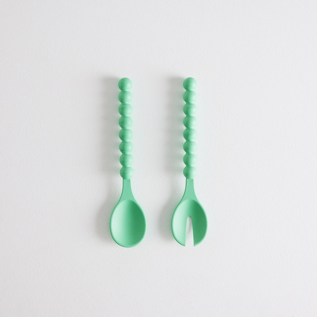 Cuillères de service Nuage en bambou – vert menthe — Joruniq