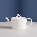 Théière Pomponette en porcelaine – blanc — Joruniq