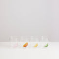 Lot de 4 gobelets Verger d’agrumes en borosilicate — Joruniq
