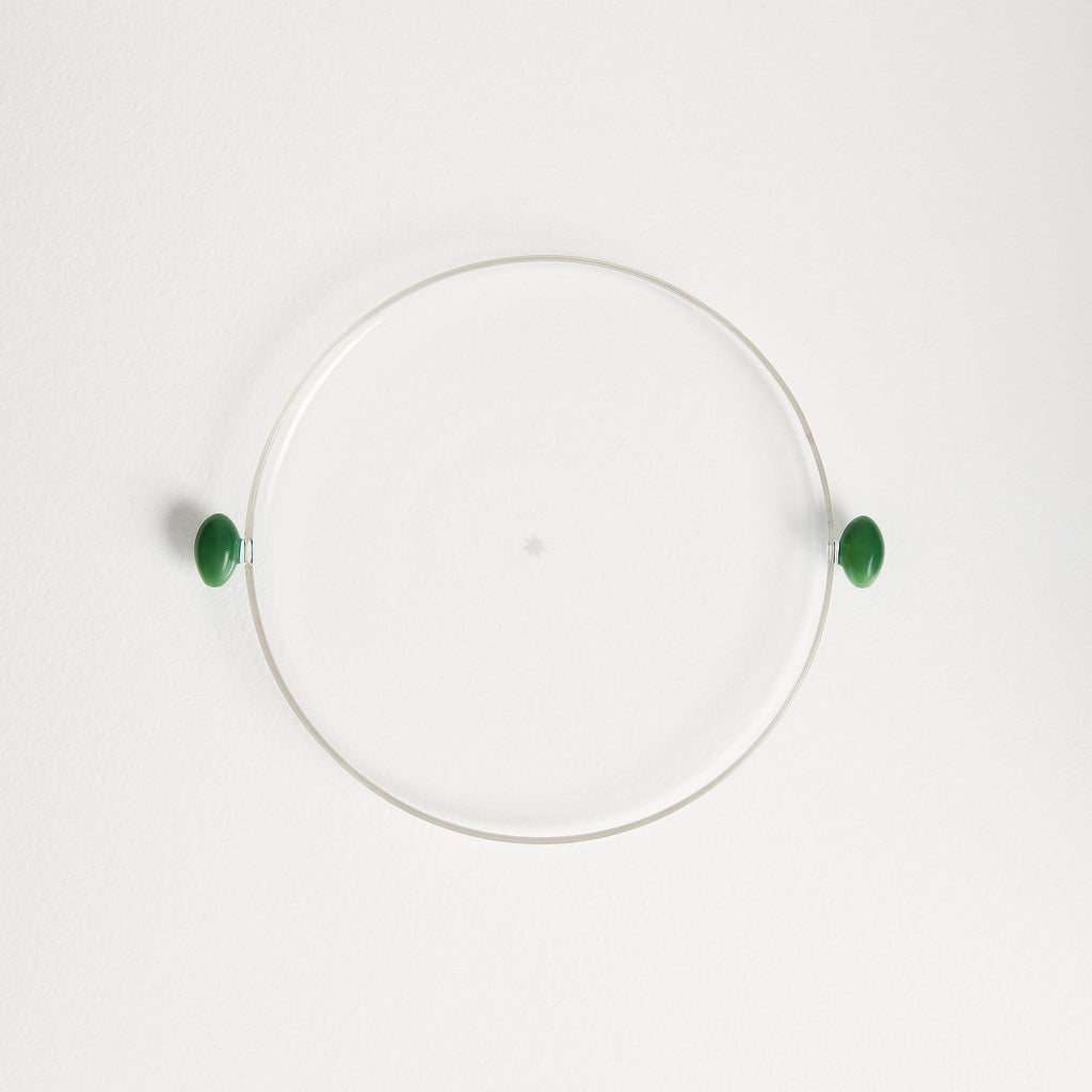 Plateau de service Olive en verre — Joruniq