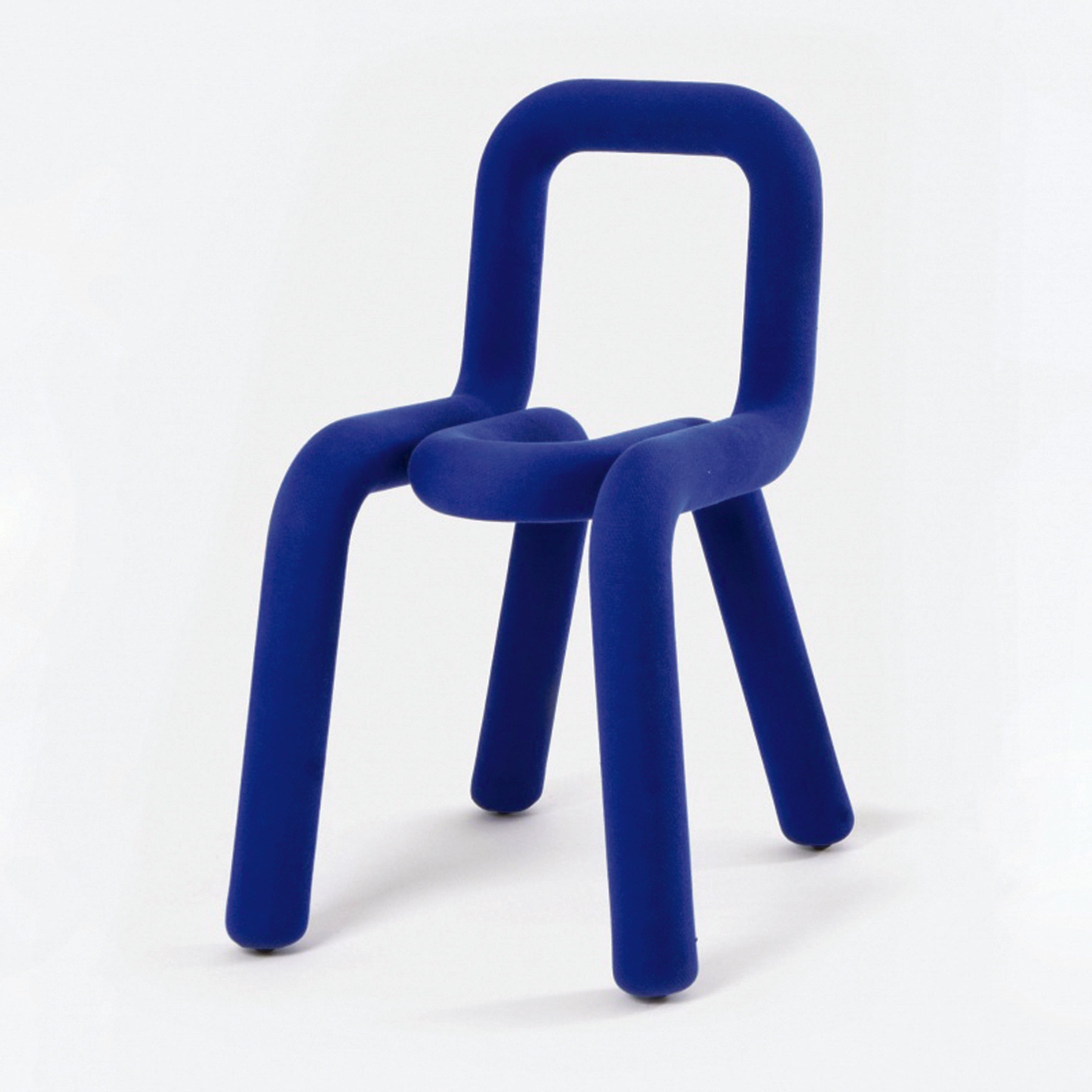 Chaise Bold en métal – bleu — Joruniq