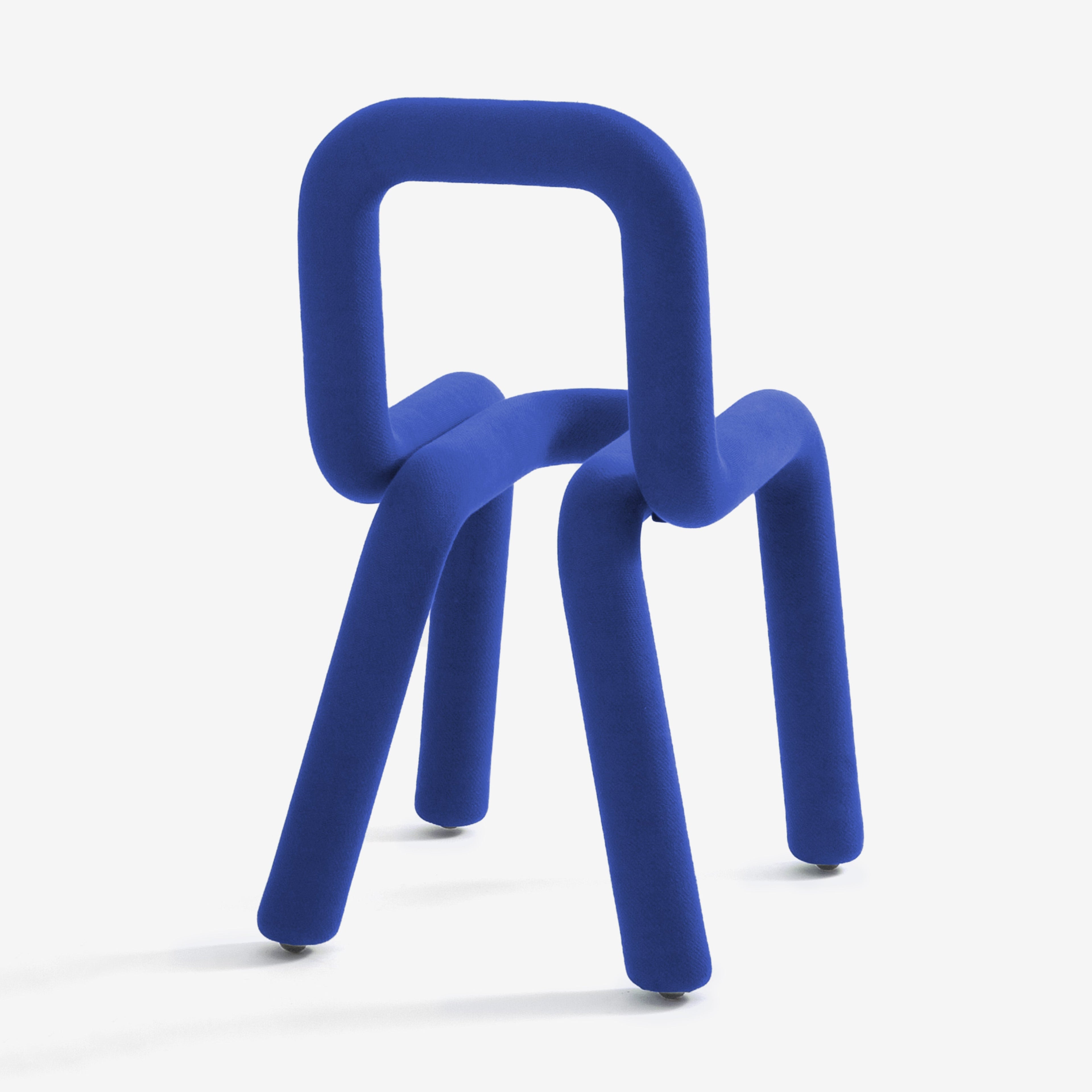 Chaise Bold en métal – bleu — Joruniq