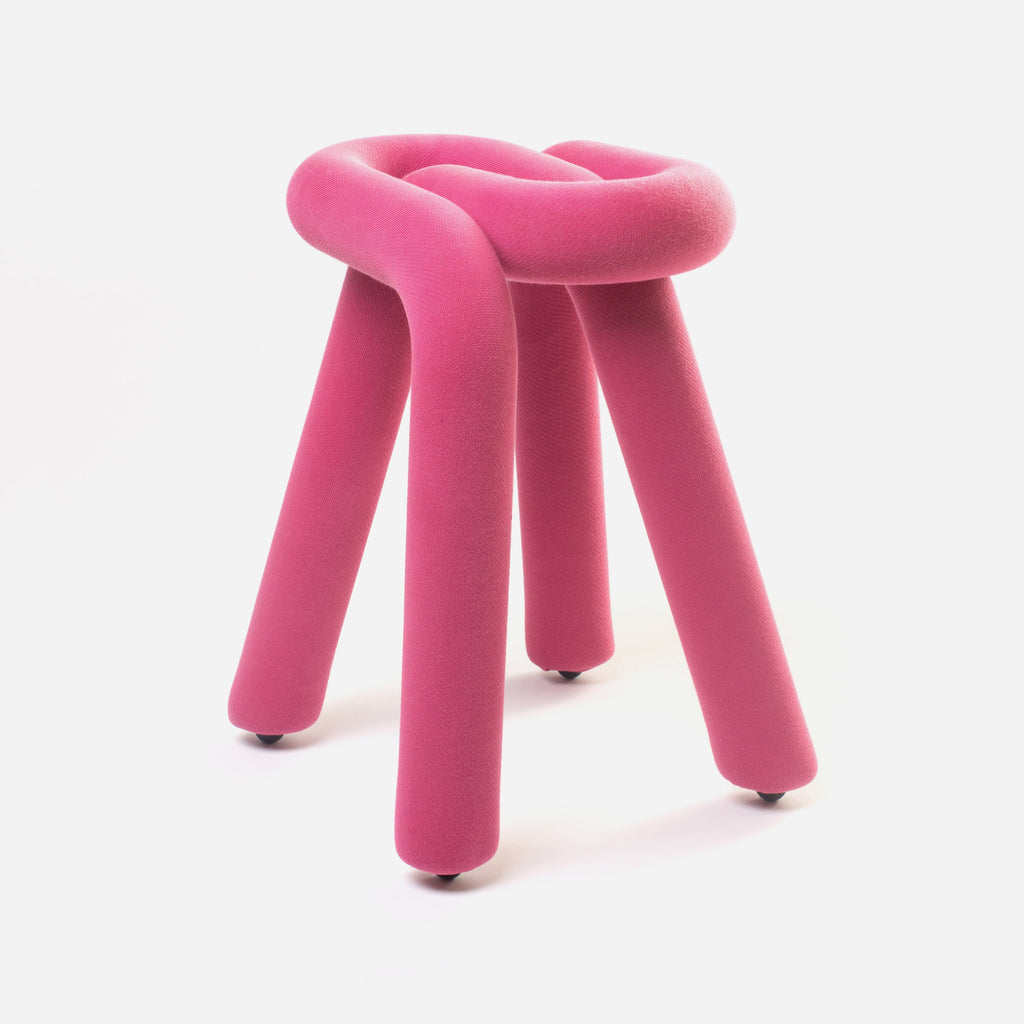 Tabouret Bold en métal – rose — Joruniq
