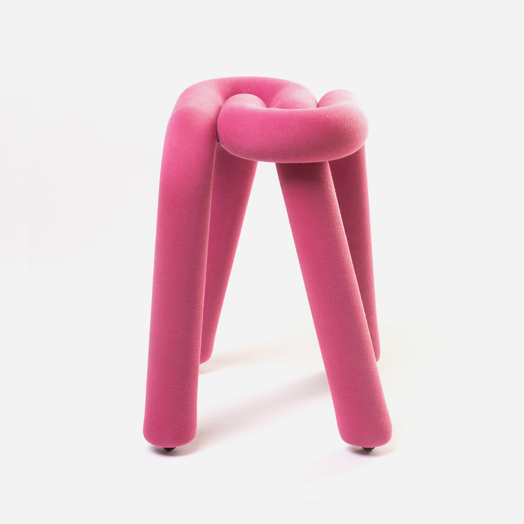 Tabouret Bold en métal – rose — Joruniq