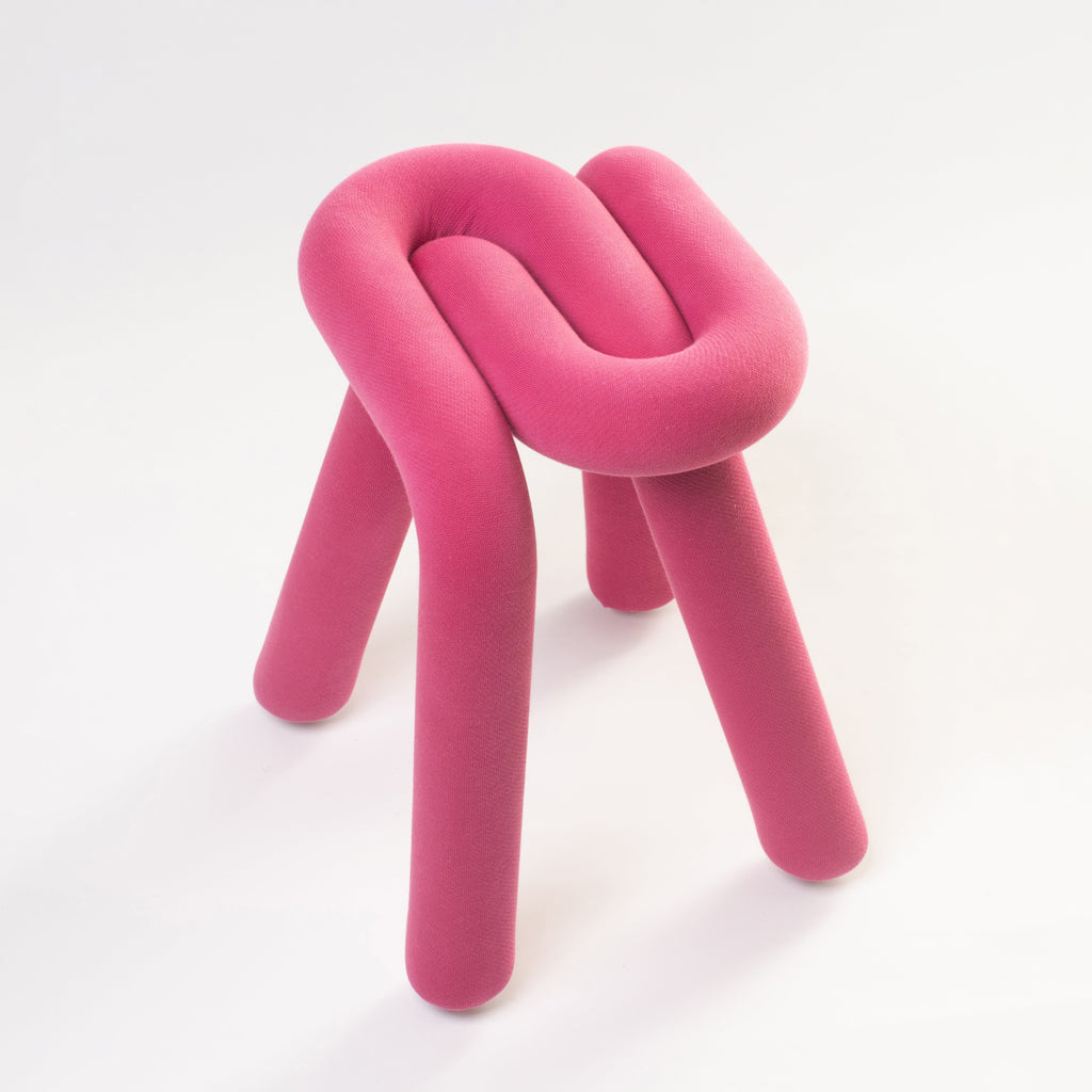 Tabouret Bold en métal – rose — Joruniq
