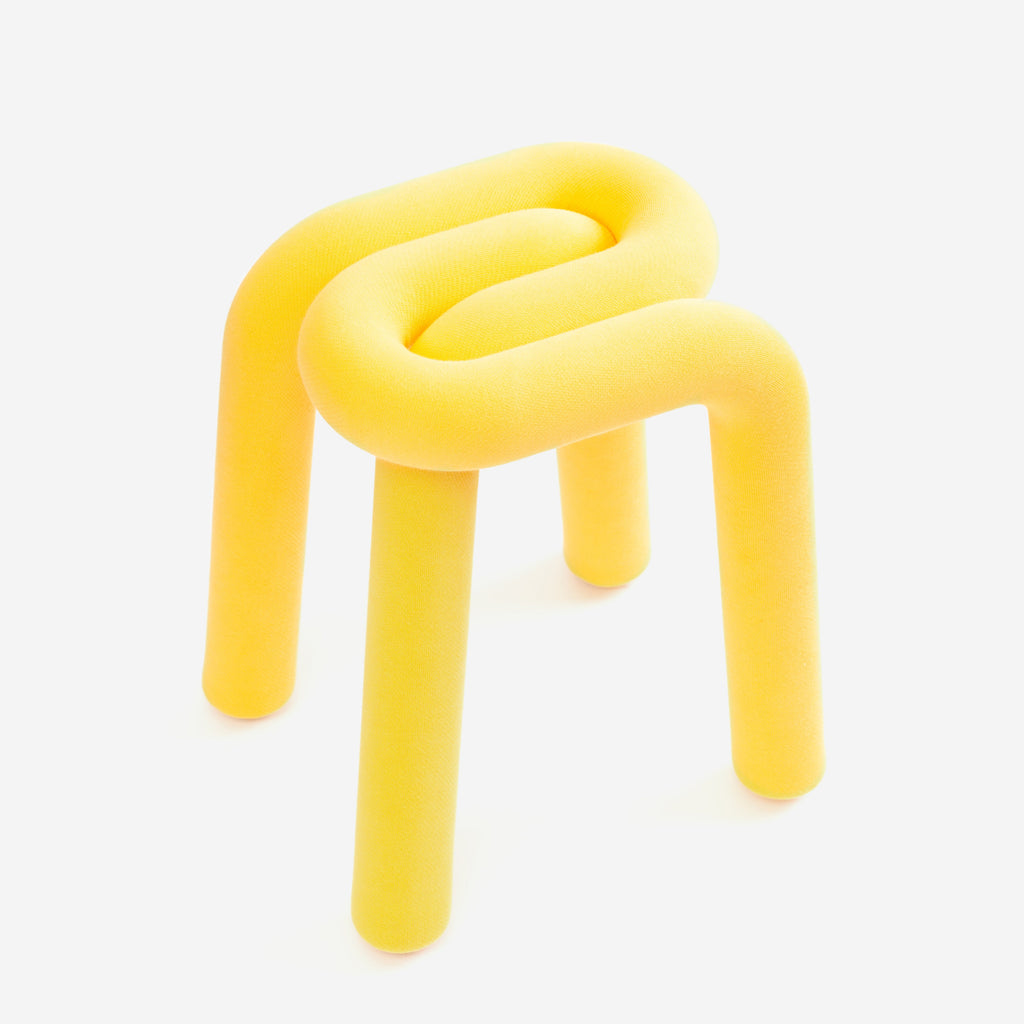 Tabouret Bold en métal – jaune — Joruniq