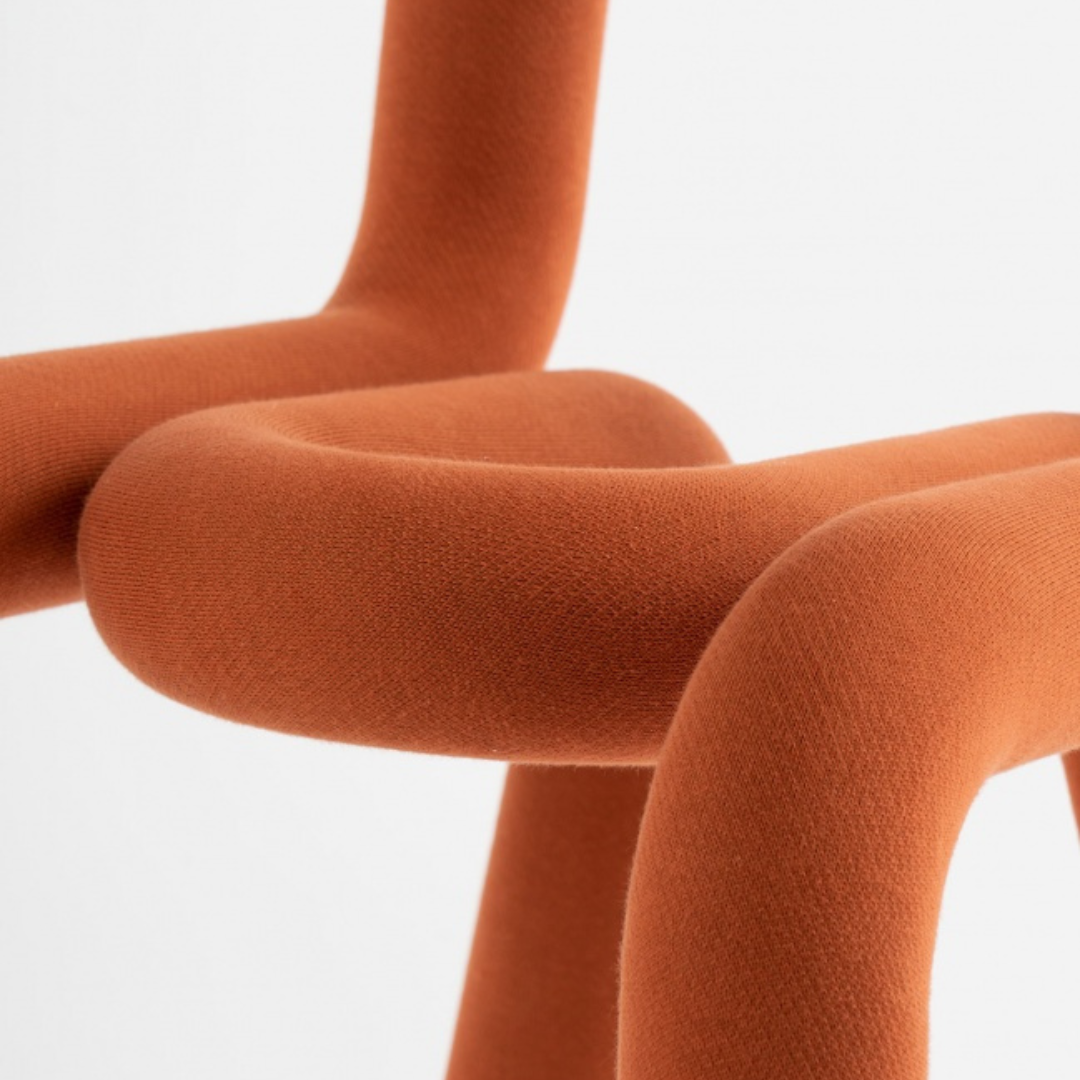 Chaise Bold en métal – noisette — Joruniq