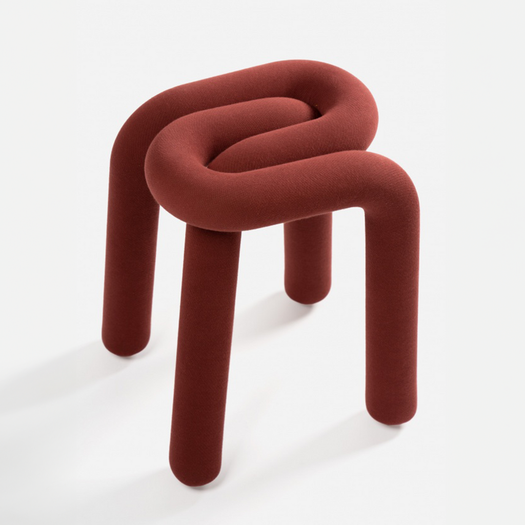 Tabouret Bold en métal – châtaigne — Joruniq