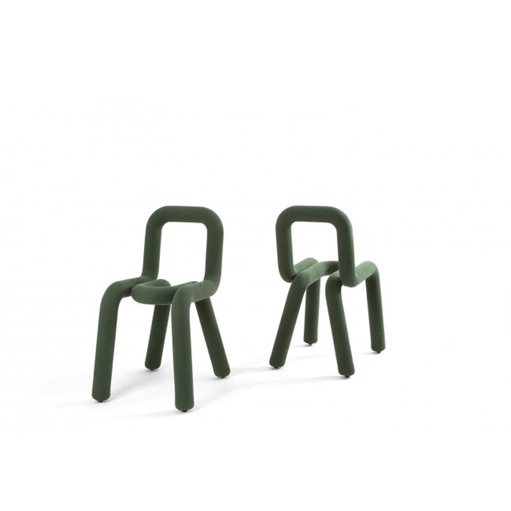 Chaise Bold en métal – vert forêt — Joruniq