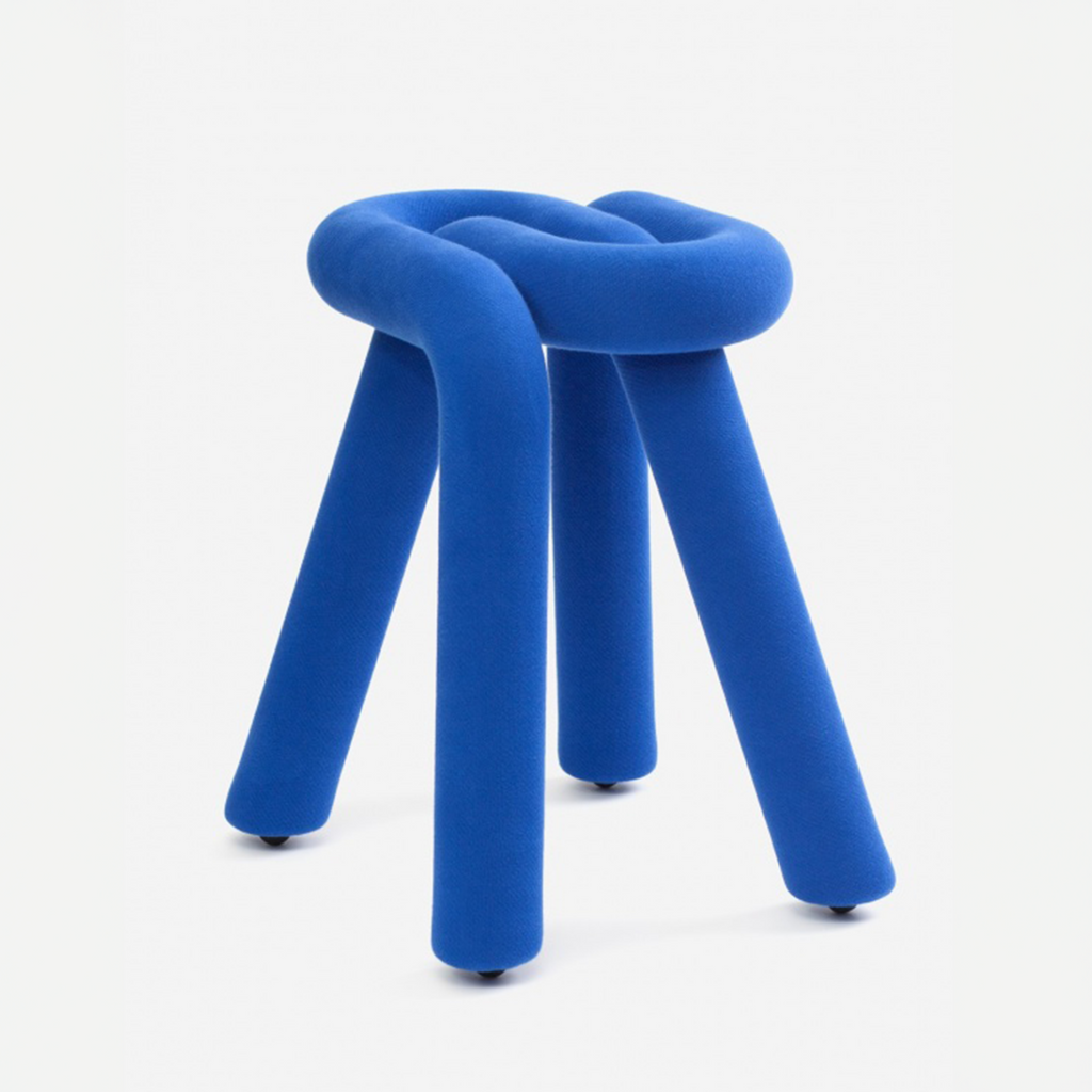 Tabouret Bold en métal – bleu — Joruniq