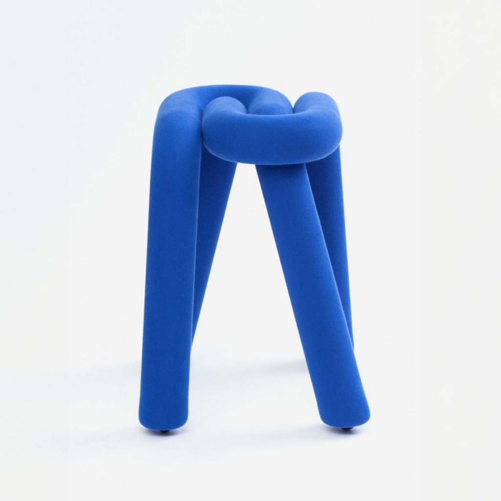 Tabouret Bold en métal – bleu — Joruniq